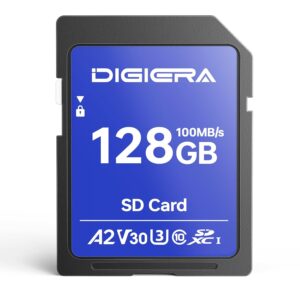 128GB CS100 SDXC UHS-I Memory Card - up to 100MB/s, C10, U3, V30, 4K UHD, SD Card for Computers, Digital Cameras, Home Theatre Devices, Car Navigation Systems (1 Pack)