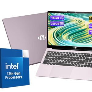 15.6-FHD-Laptop Student-Laptop, 16GB RAM 256GB SSD, Intel Pentium Quad-Core N100 Processor (Up to 3.4GHz) Backlit Keyboard Fingerprint WiFi 6 BT5.2 Business-Laptop, 2 Years...