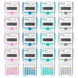 16 Pack 2 Line Engineering Scientific Calculators Bulk Calculator Pack Classroom Scientific Calculator Pack Calculator Set Scientific Bulk for Office School