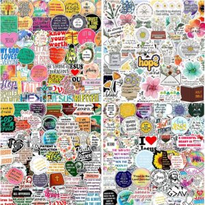 220Pcs Inspirational Christian Stickers, Waterproof Bible Verse Jesus Stickers for Water Bottles Laptop Scrapbook Journaling Planner, Bible Study Vision Board Supplies Christian...