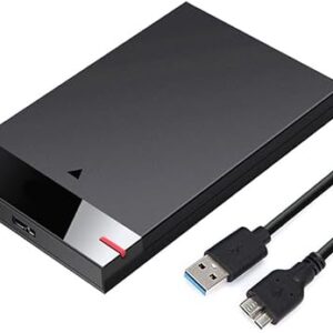 2.5'' 1TB Ultra Slim Portable External Hard Drive USB3.0 HDD Storage for PC, Desktop, Laptop, MacBook, Chromebook, Xbox One