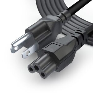 3 Prong AC Laptop Power Cord 5Ft Universal Power Cable | 125V | for Dell HP LG Lenovo Asus Acer Toshiba Sony Laptops/Notebooks, Monitors, Printers, Scanners NEMA 5-15P to C5...