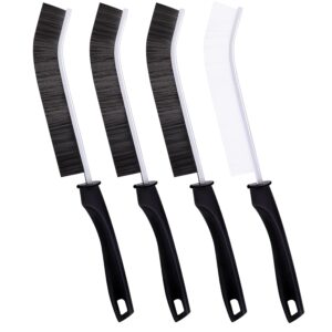 4Pcs Crevice Cleaning Brush Hard Bristle Crevice Cleaning Brush, Ginsco Multifunctional Crevice Cleaning Tools, Scrub Brush Grout Cleaner Brush Small Brush for Household Use...