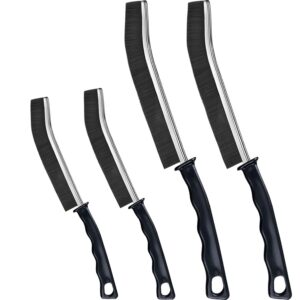4Pcs Hard Bristle Crevice Cleaning Brush, 13.2โณ/ 9โณ Crevice Cleaning Brush, Multifunctional Gaps Cleaning Brushes for Household Use Kitchen Bathroom Window Gap Sliding Door...