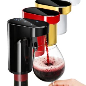 5-in-1 Electric Wine Decanter with Aerator,Digital Alcohol Bottle Dispenser Adjustable Dosing,Smart Whiskey Pourer, Liquor/Spirits Pump Automatic,Nice Gifts for Women Men Mom...