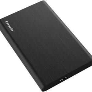 500GB Ultra Slim Portable External Hard Drive USB3.0 HDD Storage Compatible for PC, Desktop, Laptop, MacBook, Chromebook, Xbox One, Xbox 360, PS4 (Black)
