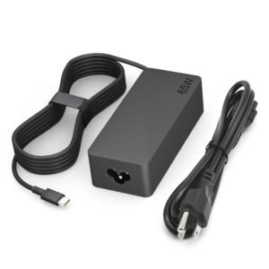 65W USB C Charger Compatible with Lenovo Thinkpad/Yoga/Chromebook Laptop Computer 65W 45W USB C Fast Power Adapter