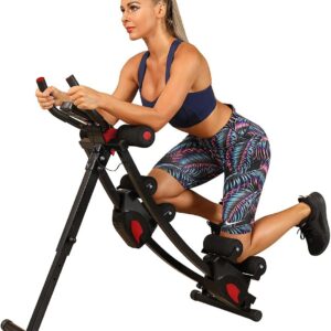 Ab Machine Multi-Functional Exercise Equipment for Home Gym, Height Adjustable Abs Workout Equipment