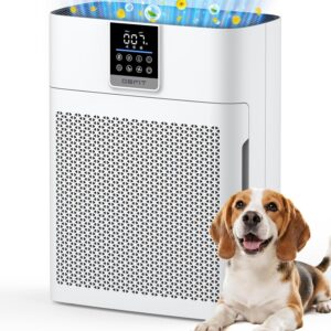 Air Purifiers for Home Large Room up to 2180 Sq Ft, DBFIT HEPA Air Purifier with Washable Nylon Pre-Filter, PM2.5 Air Quality Sensor, Air Cleaner for Pet Hair, Odor, Smoke,...