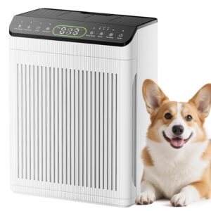 Air Purifiers for Home Large Room up to 2200sq.ft with Washable Filters, EVALIT Air Purifier for Bedroom with Fragrance, PM 2.5 Display Air Quality Sensor for Smoke Dust Odors,...