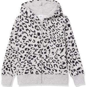 Amazon Essentials Girls and Toddlers' Fleece Zip-Up Hoodie Sweatshirt