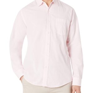Amazon Essentials Mens Regular-Fit Long-Sleeve Casual Poplin Shirt