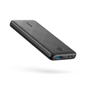 Anker Power Bank(PowerCore 10K), Compact Travel-Ready 10,000mAh Battery Pack with PowerIQ Charging Technology, 5V/3A High-Speed Charging for iPhone, iPad,and More(USB-C Input...
