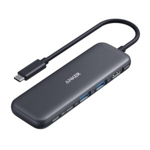 Anker USB C Hub, 5-in-1 USBC to HDMI Splitter with 4K Display, 1 x Powered USB-C 5Gbps & 2รPowered USB-A 3.0 5Gbps Data Ports for MacBook Pro, MacBook Air, Dell and More