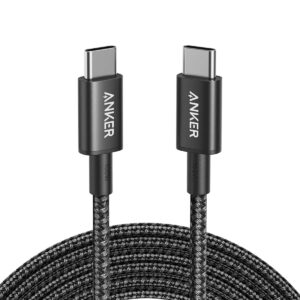 Anker USB C to USB C Cable, Type-C Charging Cord Fast Charge(10FT,100W), for iPhone 17/17 pro, MacBook and More(Black)