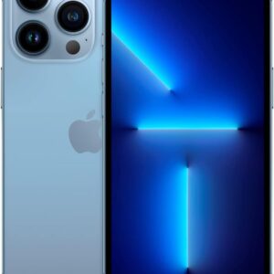 Apple iPhone 13 Pro, 128GB, Sierra Blue - Unlocked (Renewed)