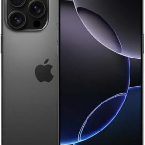 Apple iPhone 16 Pro Max, US Version, 256GB, Black Titanium - Unlocked (Renewed Premium)