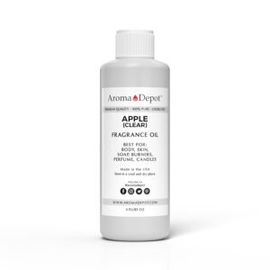 Aroma Depot Apple Perfume/Body Oil (7 Sizes) Our Interpretation, Premium Quality Uncut Fragrance Oil Floral scent (4 Ounce Plastic Bottle (120ml))