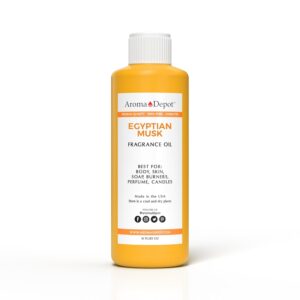 Aroma Depot Egyptian Musk Perfume/Body Oil (7 Sizes) Our Interpretation, Premium Quality Uncut Fragrance Oil Musk scent (16 Ounce Plastic Bottle (480ml))