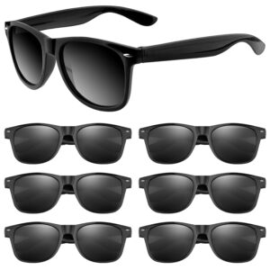 ASTARON Black Sunglasses Bulk, 6/12/24/48 Pack Sunglasses Party Favors for Summer Beach Pool Birthday Wedding Party Supplies