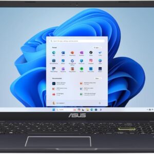 ASUS 15.6โ Vivobook Go Slim Laptop, Thin & Portable for Student Study, Intel Dual Core N4500, 4GB RAM, 128GB SSD, Windows 11, Star Black, L510KA-ES04