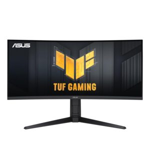 ASUS TUF 34 Inch Curved Gaming Monitor - WQHD (3440x1440), 165Hz, 1ms, Extreme Low Motion Blur, FreeSync Premium, Eye Care, Height Adjustable, DisplayHDR 400, DisplayPort, HDMI,...