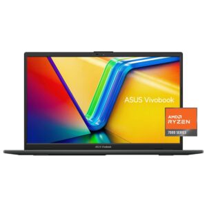 ASUS Vivobook Go 15.6โ FHD Slim Laptop, AMD Ryzen 3 7320U Quad Core Processor, 8GB DDR5 RAM, 128GB SSD, Windows 11 Home, Fast Charging, Webcam Sheild, Military Grade Durability,...