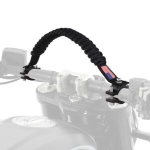 ATV Grab Strap, Sturdy Safety Motocycle Grab Strap Universal for 0.75-1.37 Inch Handelbar Paracord Grip Handle for Kids Compatible with Can Am Outlander Honda Foreman ATV...