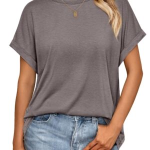 AUTOMET Womens Summer Tops Oversized Short Sleeve Business Casual T Shirts Trendy Fashion Clothes Spring Outfits 2025