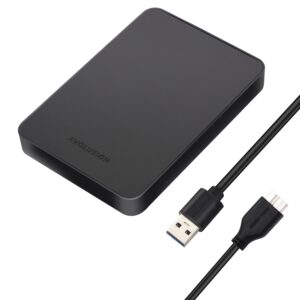 Avolusion Z2-S 1TB USB 3.0 Ultra Slim External Hard Drive/Pocket Drive (for Windows, MacOS, Xbox, PlayStation) (Renewed)