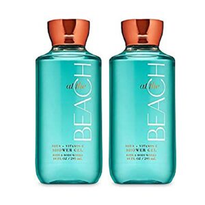 Bath & Body Works At The Beach Shower Gel Gift Sets For Women 10 Oz 2 Pack (At The Beach)