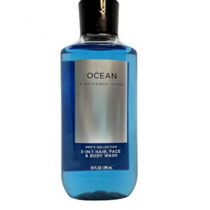 Bath & Body Works, Signature Collection 2-in-1 Hair + Body Wash, Ocean For Men, 10 Ounce