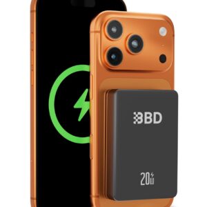 BBD Magsafe Portable Charger,10000mAh Magnetic Power Bank Fast Charging PD 20w with USB C Cable,Slim Magsafe Battery Pack Travel Essential,Wireless Power Bank for iphone...
