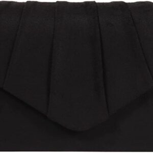 BBjinronjy Clutch Purse Evening Bag for Women Evening Wedding Party Velvet Suede Pleated Handbag