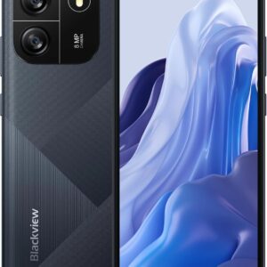 Blackview Wave 6C Unlocked Android Phones, Android 13 Smartphones, 6.52" HD+, 5100mAh 10W Fast, Octa-Core 4GB+32GB/SD 1TB Smart Phone, 8MP+5MP, 3 Card Slots, Face ID Unlock...