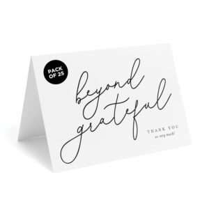 Bliss Collections Thank You Cards with Envelopes, All-Occasion Thank You Cards for Weddings, Bridal Showers, Baby Showers, Birthdays, Parties and Special Events 4"x6", Pack of...