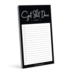 Bliss Collections To Do List Notepad, Funny Get Stuff Done, Magnetic Weekly and Daily Planner for Organizing and Tracking Grocery Lists, Appointments, Reminders, and Notes,...