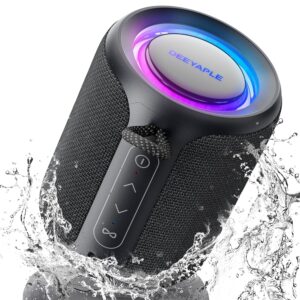 Bluetooth Speaker Wireless,IP67 Waterproof & Dustproof Portable Speaker with Lights,15W Loud Stereo Sound, 2500mAh Battery All Day Playtime, TWS Pairing, BT5.3,...