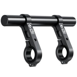 BRCOVAN Aluminum Alloy Handlebar Extender Extensions with 8'' Long Cross Bar with Double Clamp Mounting Base Fit 0.875'' / 1'' / 1.125'' / 1.26'' Handlebars for Bike Bicycle...