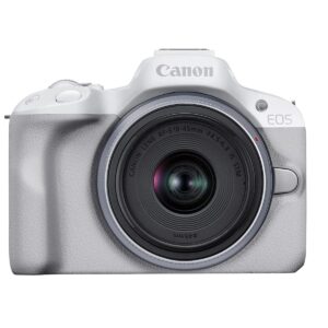 Canon EOS R50 Mirrorless Camera RF-S18-45mm F4.5-6.3 is STM Lens Kit, 24.2 Megapixel CMOS (APS-C) Sensor, 4K Video, Hybrid Camera, Photo and Video, Vlogging, Content Creator, RF...