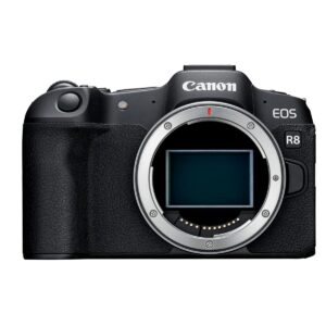 Canon EOS R8 Mirrorless Camera Body, Full‑Frame CMOS Sensor, 24.2 Megapixels, 4K 60p Video, Dual Pixel Autofocus II, Lightweight Camera for Content Creation, Photography and...