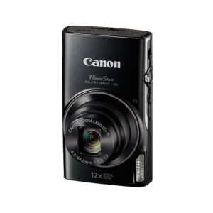 Canon PowerShot ELPH 360 Digital Camera w/ 12x Optical Zoom and Image Stabilization - Wi-Fi & NFC Enabled (Black)