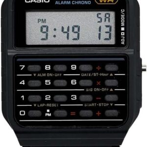 Casio CA53W Vintage Series | Data Bank | 1/100 SEC Stopwatch | Water Resistant | 8 Digit Calculator | Dual Time | Resin Band | Resin Case | Auto Calendar | Daily Alarm | 5 Year...