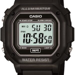 Casio F108WH Series | Men's Digital Watch | Illuminator | Water Resistant | LED Light | Daily Alarm | 1/100 SEC Stopwatch | 3 Hands (HR, Min, SEC) | Date/Day Display | Daily...