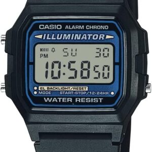 Casio Men's Vintage F105W-1A Illuminator Water Resistant Sport Watch