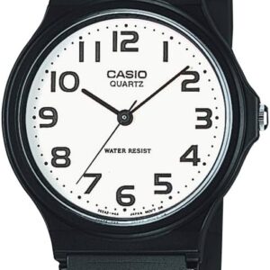 Casio MQ24 Series | Quartz Analog Watch for Men | Water Resistant | Resin Case | Resin Band | Resin Glass | Three Hand Analog (HR, Min, SEC) | Classic Design | 3 Year Battery