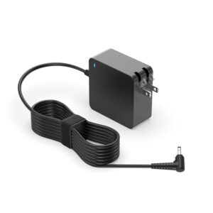 Charger Fit for Lenovo Laptop, Ideapad 3 1 5 S340 S145 330 320 310, Flex 5 4 14 15, V14 V15 V17, Upgraded Version, Foldable Plug, Lengthened Power Cable, Charging Light, 65W 45W