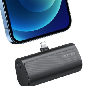 Charmast Small Portable Charger 5000mAh, Ultra-Compact 20W PD Fast Charging Power Bank Mini Battery Pack Compatible with iPhone 14/14 Pro Max/13/13 Pro Max/12/12 Pro...