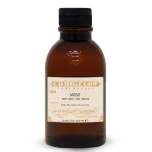 C.O. Bigelow Musk Body Wash, Iconic Collection Moisturizing Body Wash with Coconut Oil & Aloe Vera, 10.5 Fl Oz