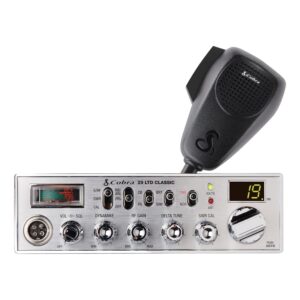 Cobra 29 LTD Classic AM/FM Professional CB Radio - Easy to Operate, Emergency Radio, Instant Channel 9, 4-Watt Output, Full 40 Channels, Adjustable Receiver and SWR Calibration,...